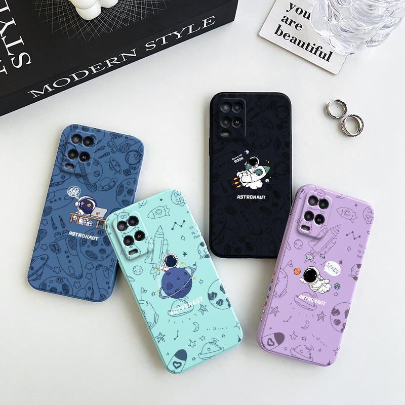 Ốp Lưng OPPO A54 Ốp Lưng silicone Họa Tiết Logo Nasa Cho OPPO A54 SSGS
