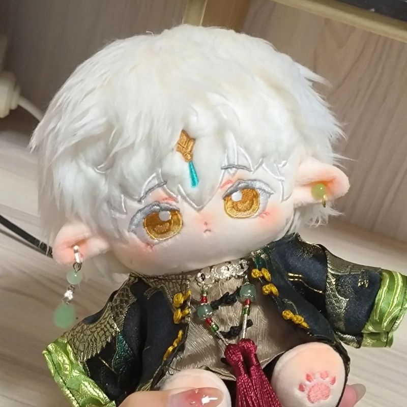 Búp Bê Em Bé Mặc Đồ Phong Cách Trung Hoa Cổ Điển Bằng Vải cotton 20cm