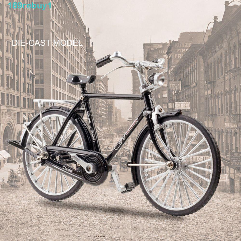 Đồ trang trí Xe Đạp Mini REBUY1 Phong Cách Retro Tỉ Lệ 1: 10