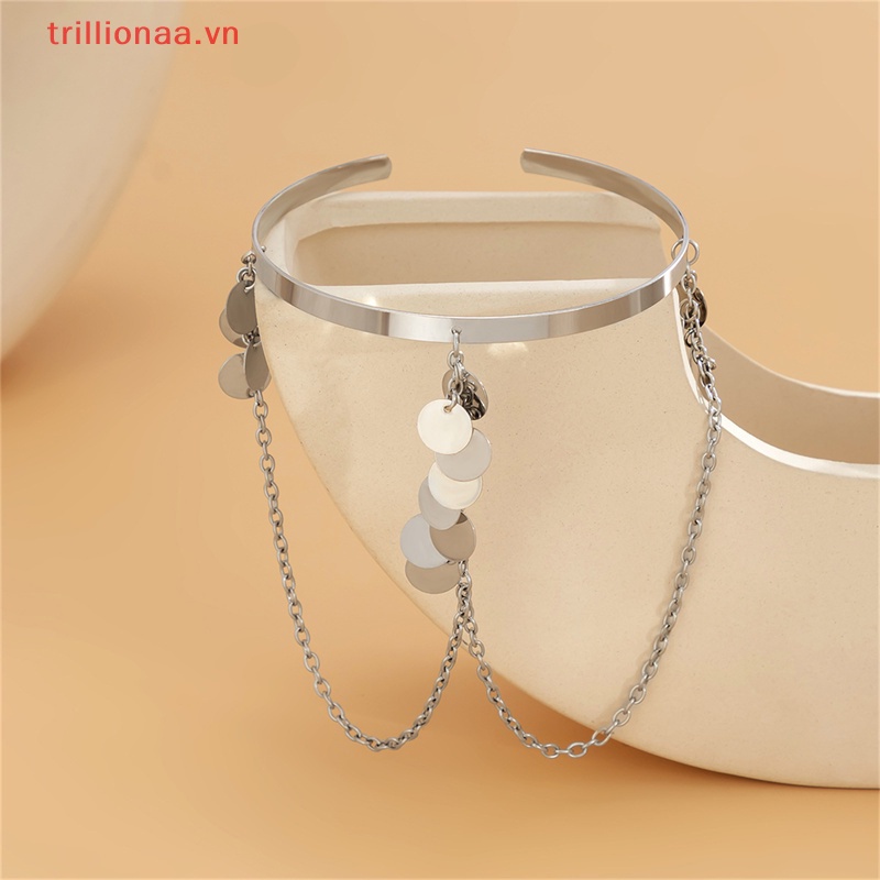 Vòng Đeo Cánh Tay Bằng Kim Loại Phong Cách Bohemian Thời Trang Dành Cho Nữ