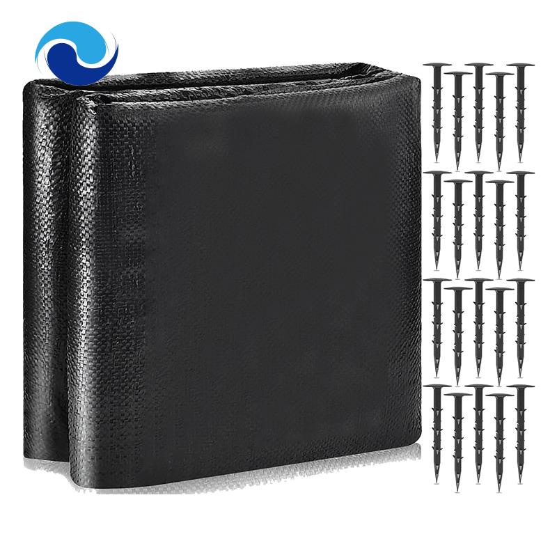 Tấm Thảm Vải Lót Chặn Cỏ Hạng Nặng Cao Cấp Cho Sân Vườn