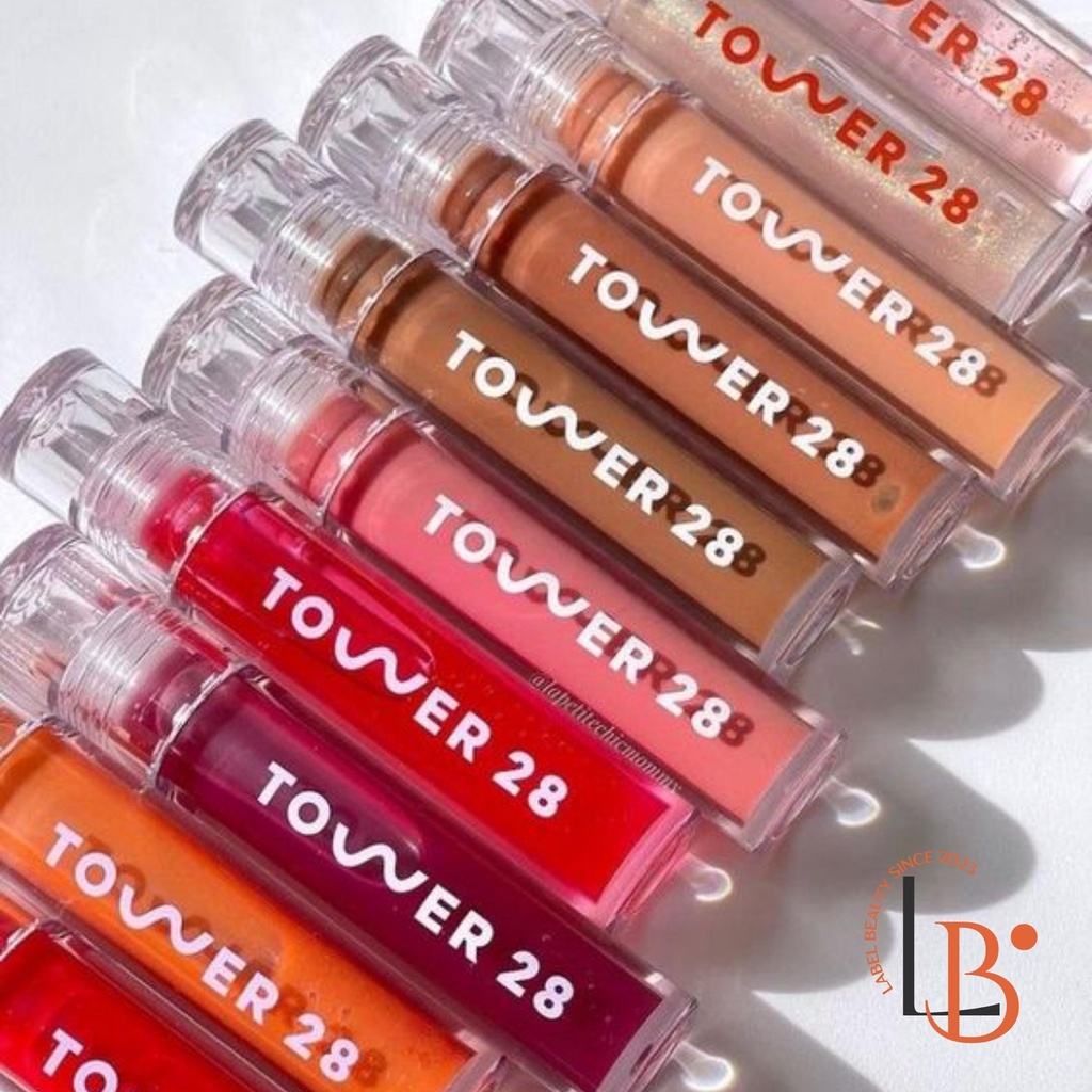 ✨ Son bóng TOWER28 ShineOn Lip Jelly - 𝐋𝐚𝐛𝐞𝐥.𝐛𝐞𝐚𝐮𝐭𝐲 ✨