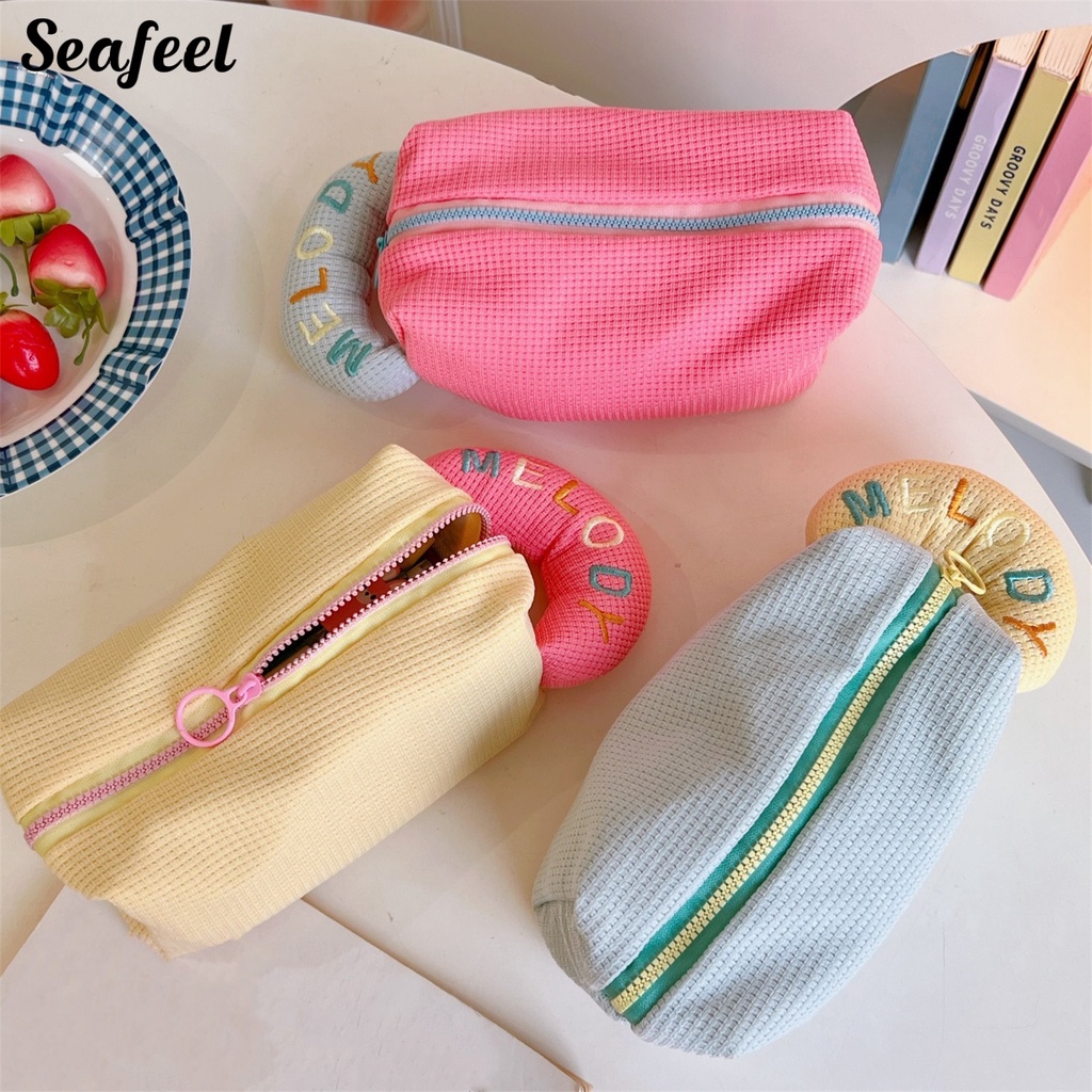 Túi Đựng Bút Chống Bụi Sức Chứa Lớn Màu Sắc Đơn Giản Sử Dụng Hàng Ngày