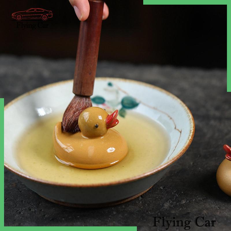 Tượng Vịt Đất Sét Thu Nhỏ Điêu Khắc Thú Cưng / Động Vật Trang Trí Tủ Chạn Khách Ngoài Trời