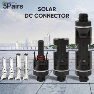 ⭐24H SHIPING ⭐5Pairs Solar Panel Plug Connector Plug Socket Coupling Power Distributor Adapter