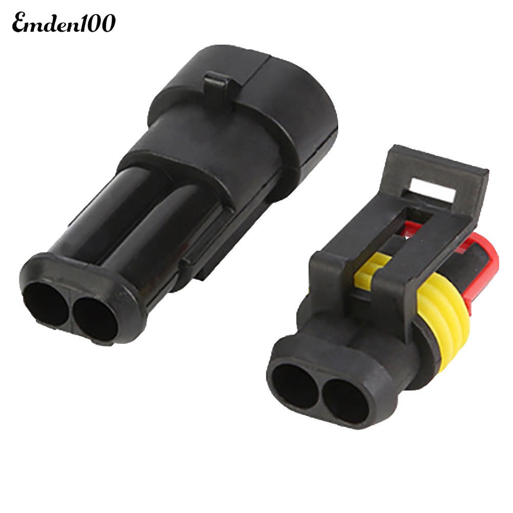 Bộ 10 Đầu Nối Dây Điện 2 Chiều Chống Nước Cho Xe Hơi