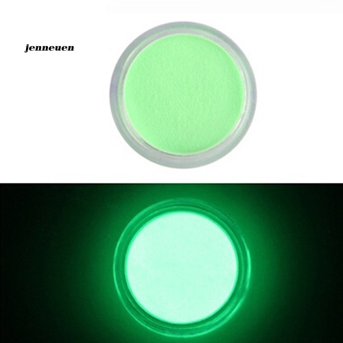 Set 10 Bột Dạ Quang Lấp Lánh Dùng Trang Trí Móng Tay Nghệ Thuật DIY