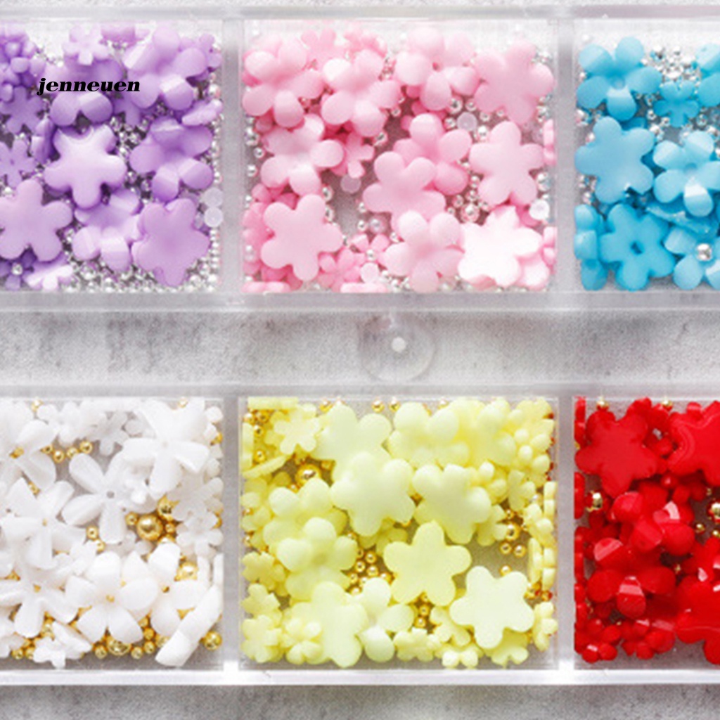 Phụ Kiện Trang Trí Móng Tay Hình Hoa Nhỏ Dễ Thương Sáng Tạo