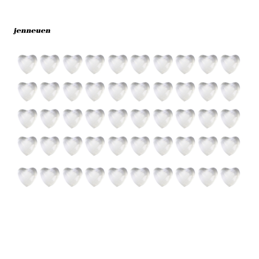 Bộ 50 Móng Tay Giả Trái Tim Màu Sắc Tươi Sáng Trang Trí Nghệ Thuật Cho Móng Tay