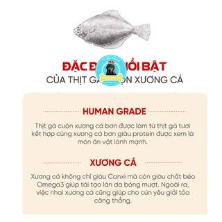 NATURAL CORE SNACK THỊT CUỘN SỤN CÁ BƠN 70G