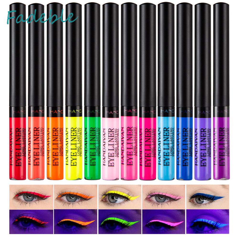 Set 12 Bút Kẻ Mắt Nhanh Khô Chống Thấm Nước Không Nhòe