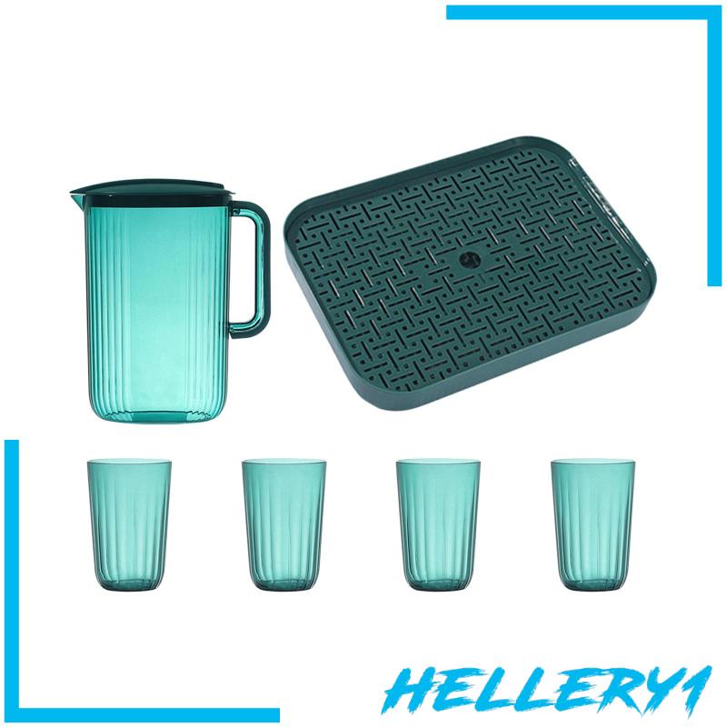 Bình Đựng Nước 4 Ngăn Dung Tích Lớn 2000ml Có Nắp Đậy Tiện Dụng