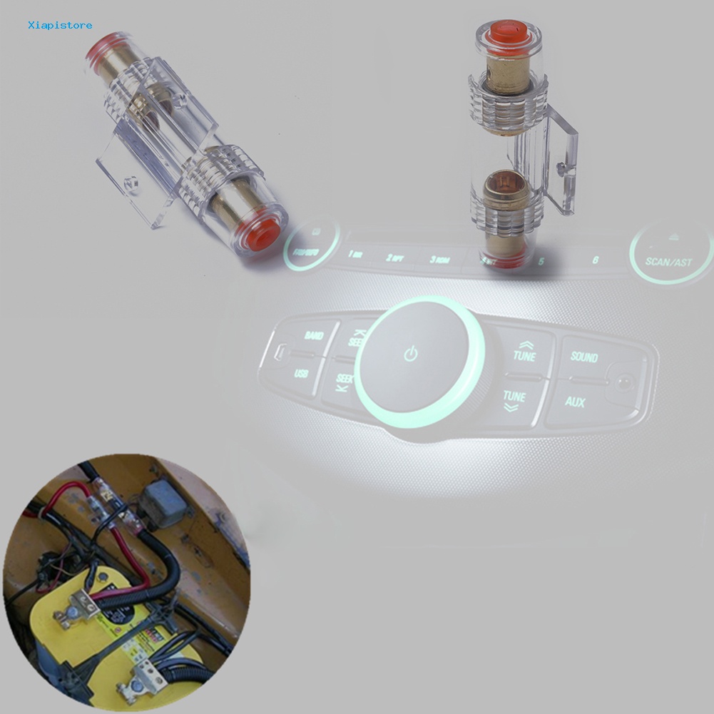 Giá Đỡ Cầu Chì Khuếch Đại Âm Thanh AGU 60A Chuyên Dụng Cho Xe Hơi