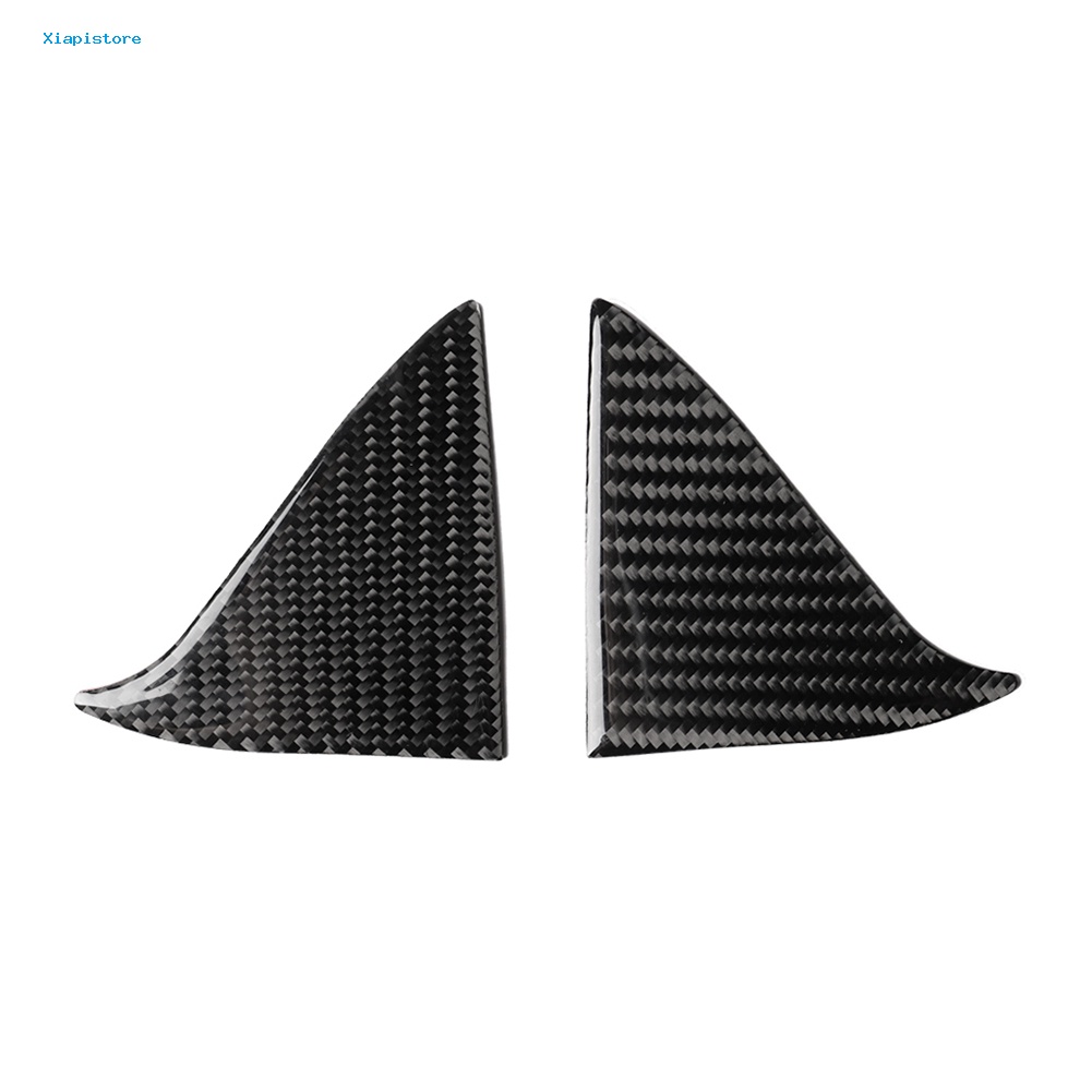 Bộ 2 Miếng Dán Trang Trí Cửa Sổ Xe Hơi Mazda 3 Axela Bằng Sợi Carbon