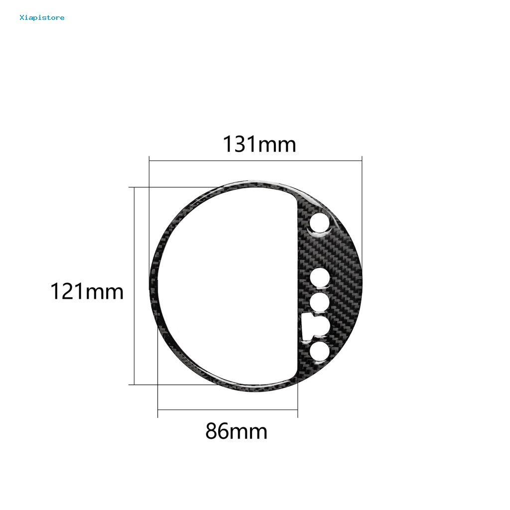 Miếng Dán Trang Trí Bảng Điều Khiển Cần Gạt Số Tự Dính In Họa Tiết Sợi Carbon Cho Audi TT 8N 8J MK123 TTRS 2008-2014