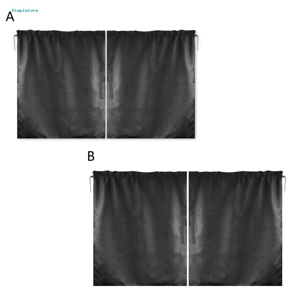 [Xiapistore] Set 2 Rèm Cửa Mềm Mại Chia Ngăn Trước Sau Xe Ô Tô Bảo Vệ Sự Riêng Tư