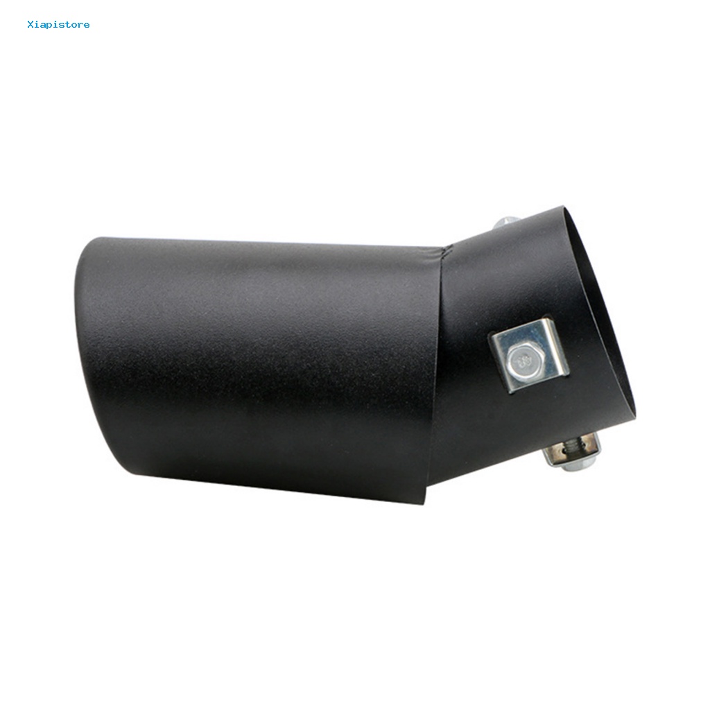 [Xiapistore] Đầu Ống Xả Xe Hơi Bằng Thép Không Gỉ Phủ Lớp Hoàn Thiện Đơn Giản Thông Dụng