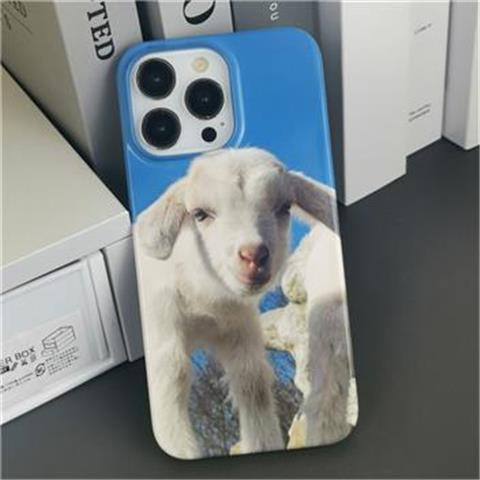 Ốp Điện Thoại Họa Tiết Chú Cừu Vui Nhộn Mặt Nhám Cho iPhone13promax 12promax 11promax 14promax