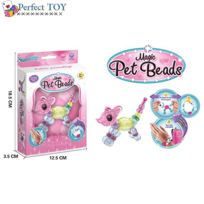 Chuỗi Hạt Pha Lê Hình Pokemon Tự Làm Vòng Tay / Trang Sức Cho Bé Gái