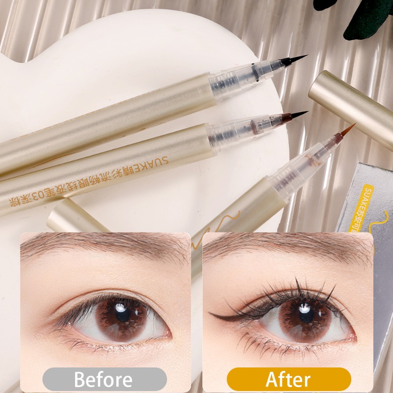 Bút Kẻ Mắt / Bút Kẻ Lông Mi Dưới Siêu Mịn Chống Nước Lâu Trôi Mau Khô