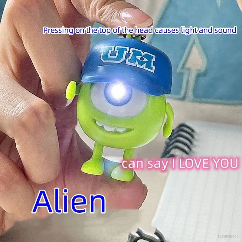 Móc Khóa Hình Quái Vật Ngoài Hành Tinh Hoạt Hình YB2 can say I love you BY2