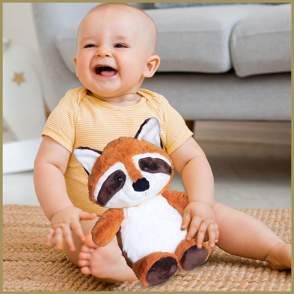 Đồ chơi nhồi bông Hình Racoon Hoạt Hình Thân Thiện Với Da Trang Trí Trưng Bày paca3vn