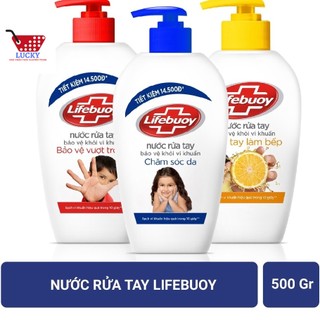 Nước rửa tay lifebuoy 180g/500g diệt khuẩn 99,9%