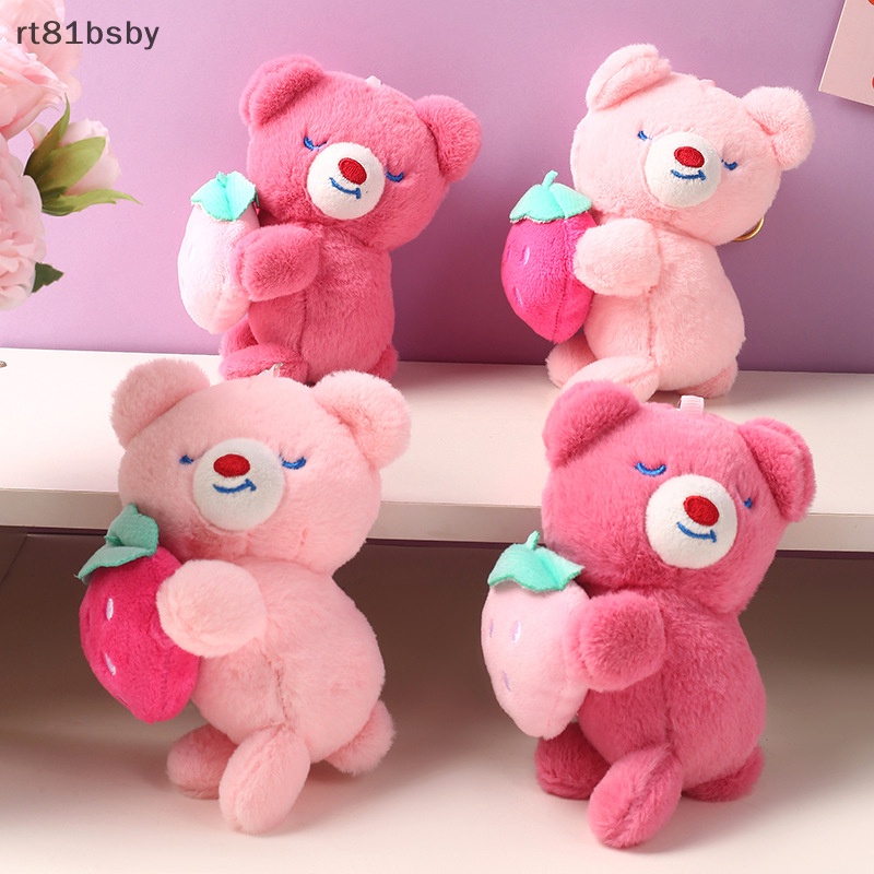 Móc Khóa Gấu Nhồi Bông Mềm Mại Đáng Yêu