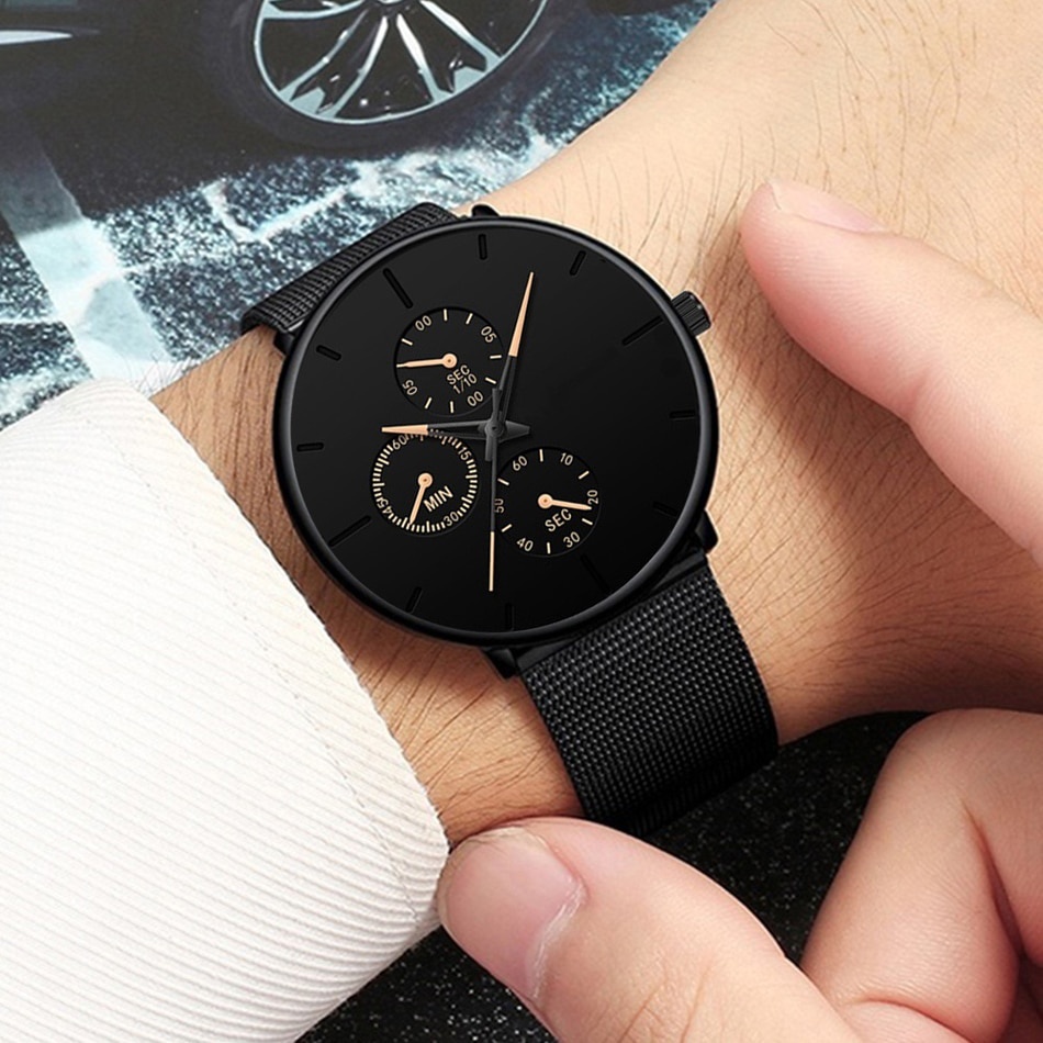 Đồng Hồ Đeo Tay Thời Trang Cao Cấp Thanh Lịch Cho Nam