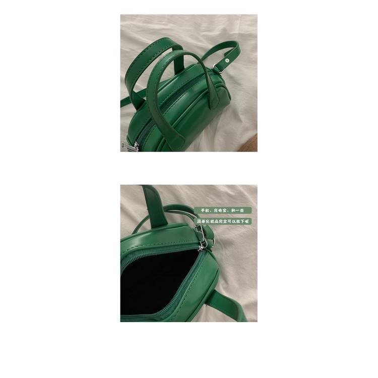 Hoa hậu lily❥Bag women 2024 new style messenger bag all-match ins green bag shell bag túi vuông nhỏ túi dưới cánh tay high-end feeling
