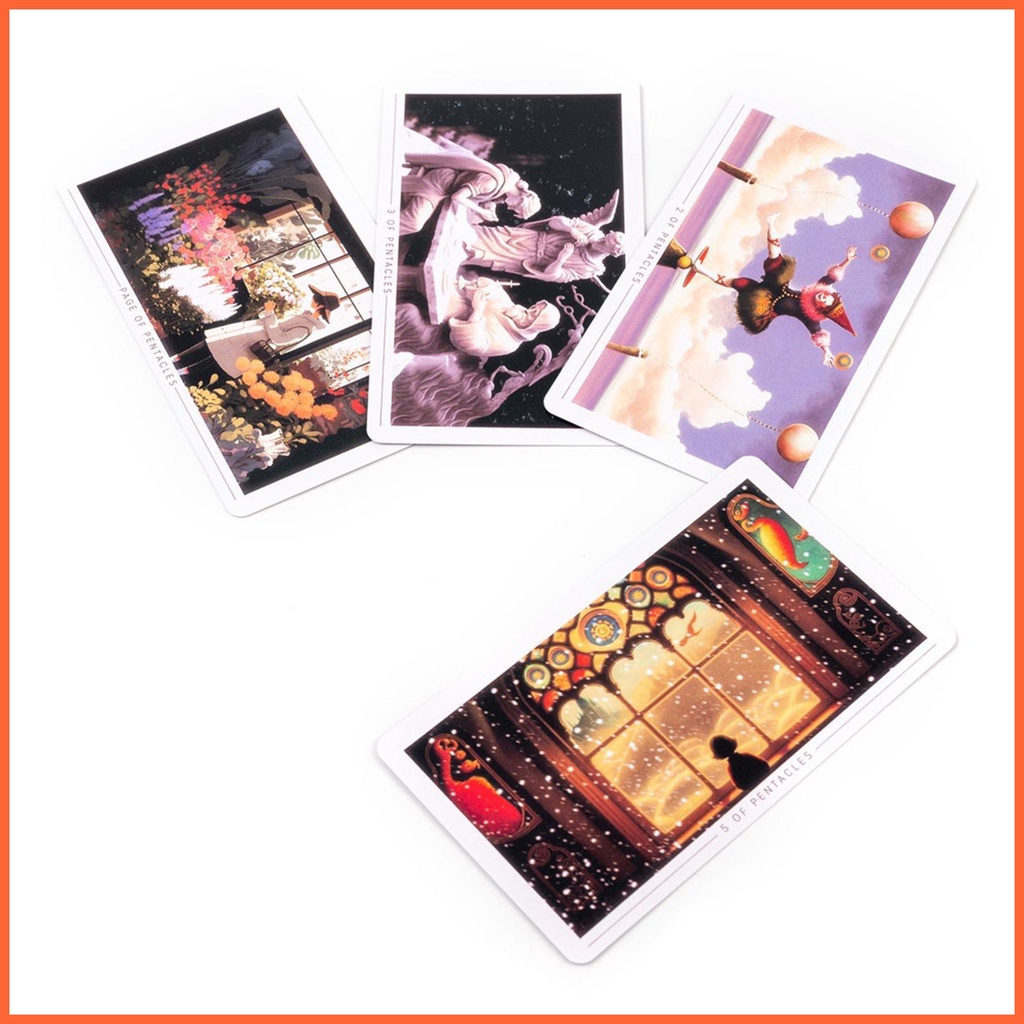 Bộ Bài Tarot 12x7cm In Chữ Tiếng Anh