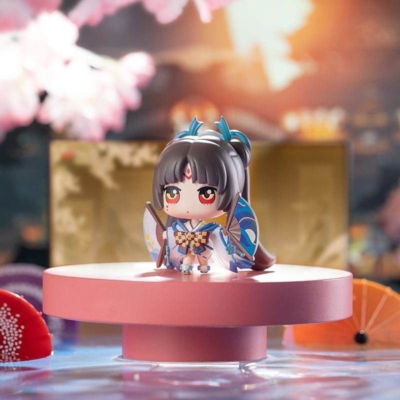 Hàng Có Sẵn Mô Hình Đồ Chơi Nhân Vật Onmyoji Device Road Amusement Bomb Thứ ba Vui Nhộn Phiên Bản Q Trò Chơi Mystery Box Không biết Lửa Quà Tặng Trang