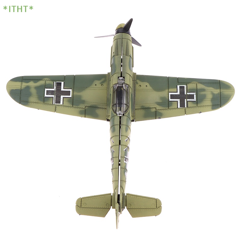 1 Mô Hình Máy Bay Chiến Đấu Đức BF109 UK Hurricane Fighter 4D 1 / 49 Mới
