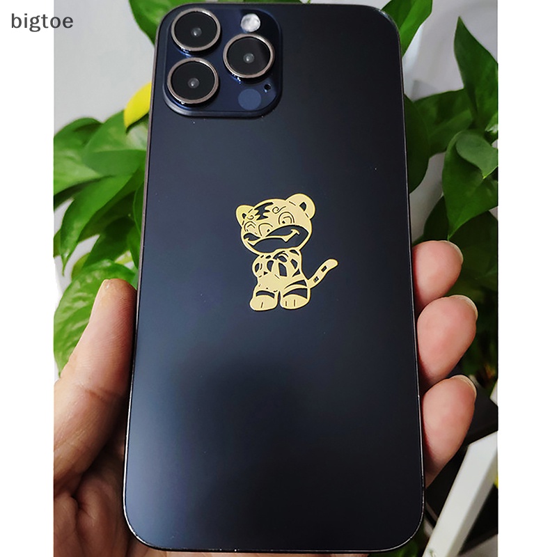Bigtoe Nhãn Dán Cầu Thang Điện Thoại / Phòng Ngủ Họa Tiết Thỏ / Cung Hoàng Đạo Trung Hoa Bằng Kim Loại Dễ Thương Năm 2023