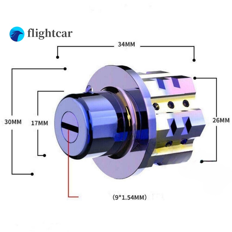 Vỏ Bọc Chìa Khóa CNC Hình Lục Giác Thông Dụng Cho Xe Máy