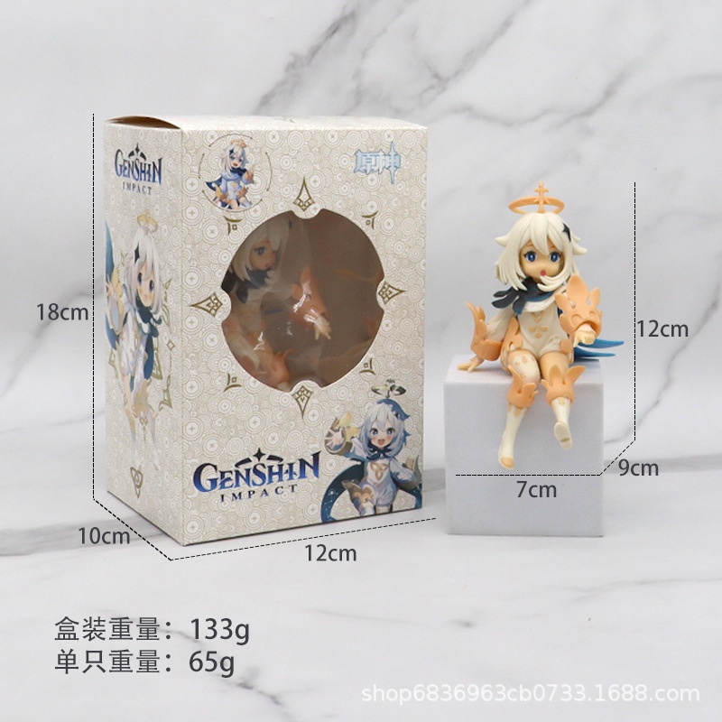 Genshin Mô Hình Nhân Vật paimon klee hu tao Ventti eula