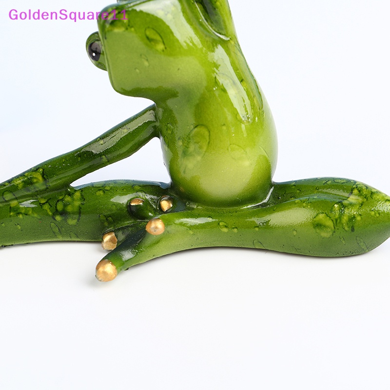 Mô Hình Cặp Đôi Ếch Hoạt Hình Bằng Resin Dễ Thương Trang Trí Nhà Cửa