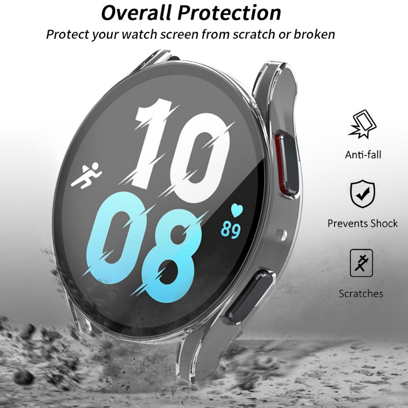 Ốp Silicone Bảo Vệ Màn Hình Đồng Hồ Samsung Galaxy Watch 4 / 5 / 6 40mm 44mm 6 Classic 43mm 47m