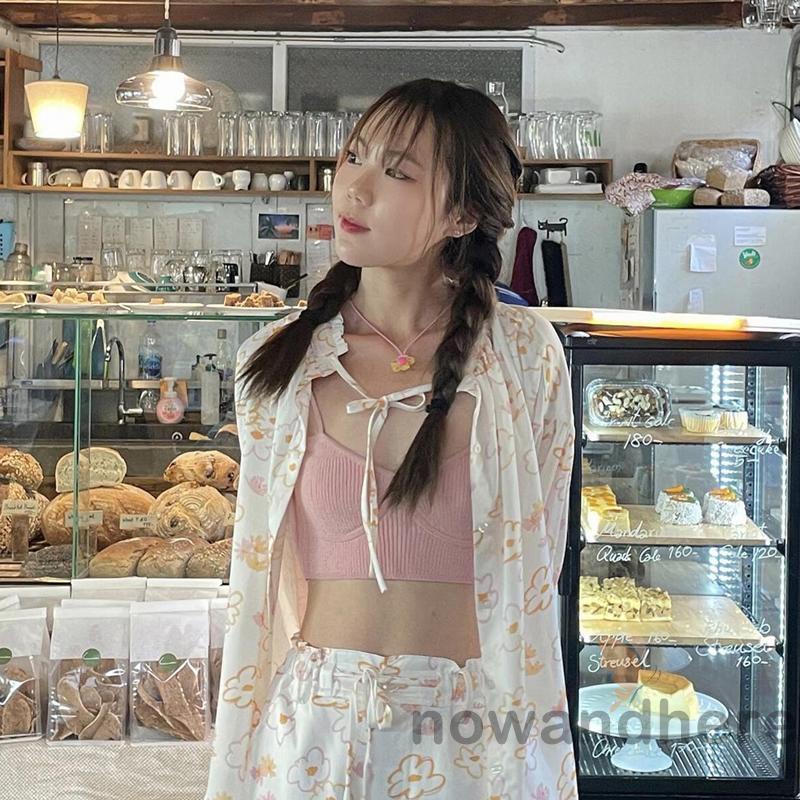 Vòng cổ Mặt Hình Bông Hoa Nhiều Màu Sắc Thiết Kế Nhẹ Nhà