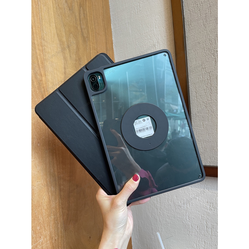 Đối với xiaomi mi pad 6 pad 5 pad 6 pro 11 inch 2023 vỏ acrylic cho redmi pad 10.61 vòng từ tính có thể tháo rời vỏ chia
