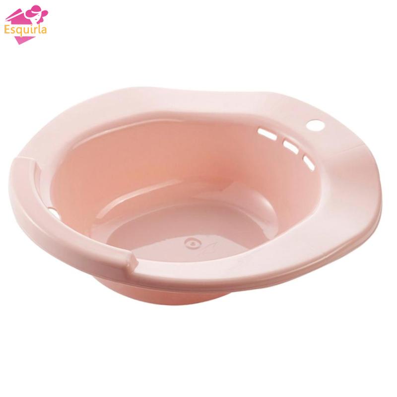Bồn tắm ngâm hông esquirla high-spa sitz bath for hemorrhoids tránh ngồi xổm màu hồng