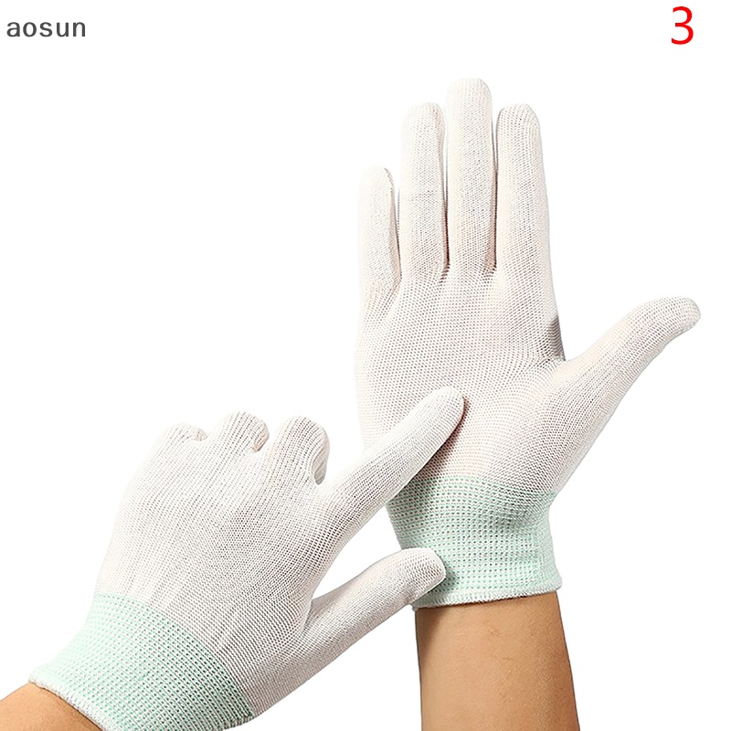 Aosun nylon thoáng khí găng tay màn hình cảm ứng nửa ngón găng tay toàn ngón găng tay ngoài trời găng tay mỏng hung shoog mitten en