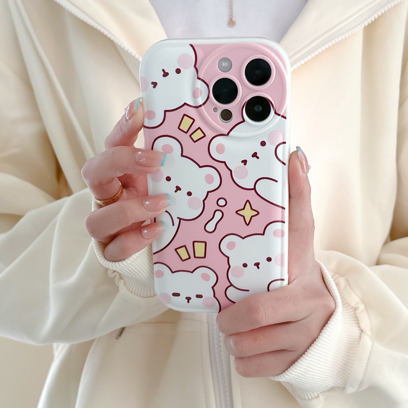 Ốp Điện Thoại Hình Gấu Cho iphone15 / 14promax / 13 / 12 / 11 / xr / xs / x / xsmax / 6 / 6plus / 7 / 8plus