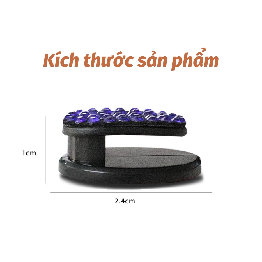 Móc treo đồ ô tô đính đá, móc treo mini phụ kiện ô tô, móc treo trang trí xe hơi, treo khẩu trang, dây sạc, tai nghe