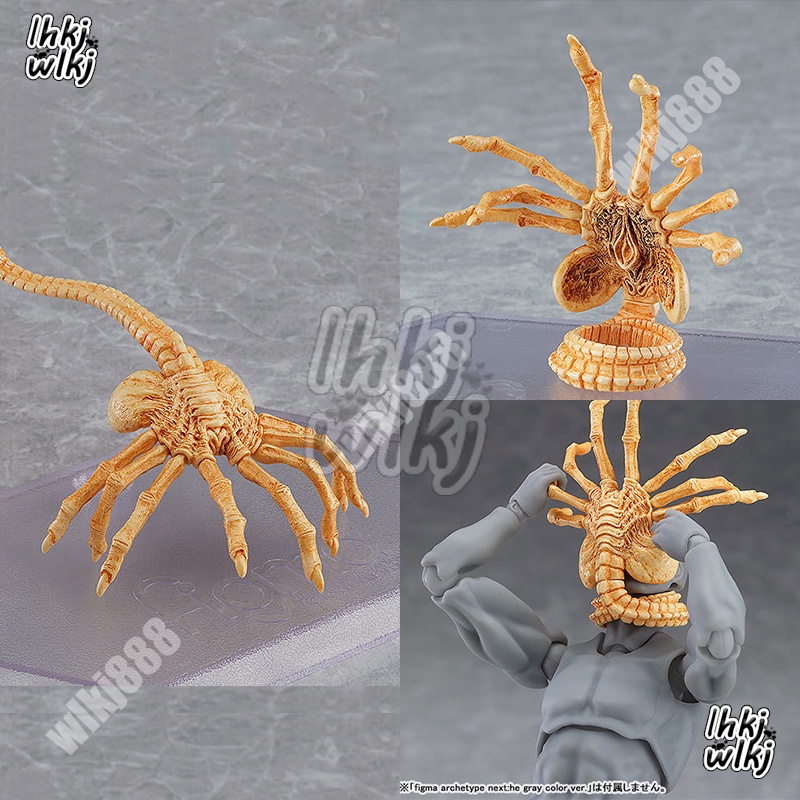 Neca alien vs predator: shuttle avp aliens đồ chơi facehugger mô hình không gian phim kinh dị búp bê trang trí phòng hành động hình quà tặng