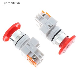 Ji 1pc nắp nấm đỏ thường đóng nút công tắc nhấn dừng khẩn cấp 10a lay37 vn
