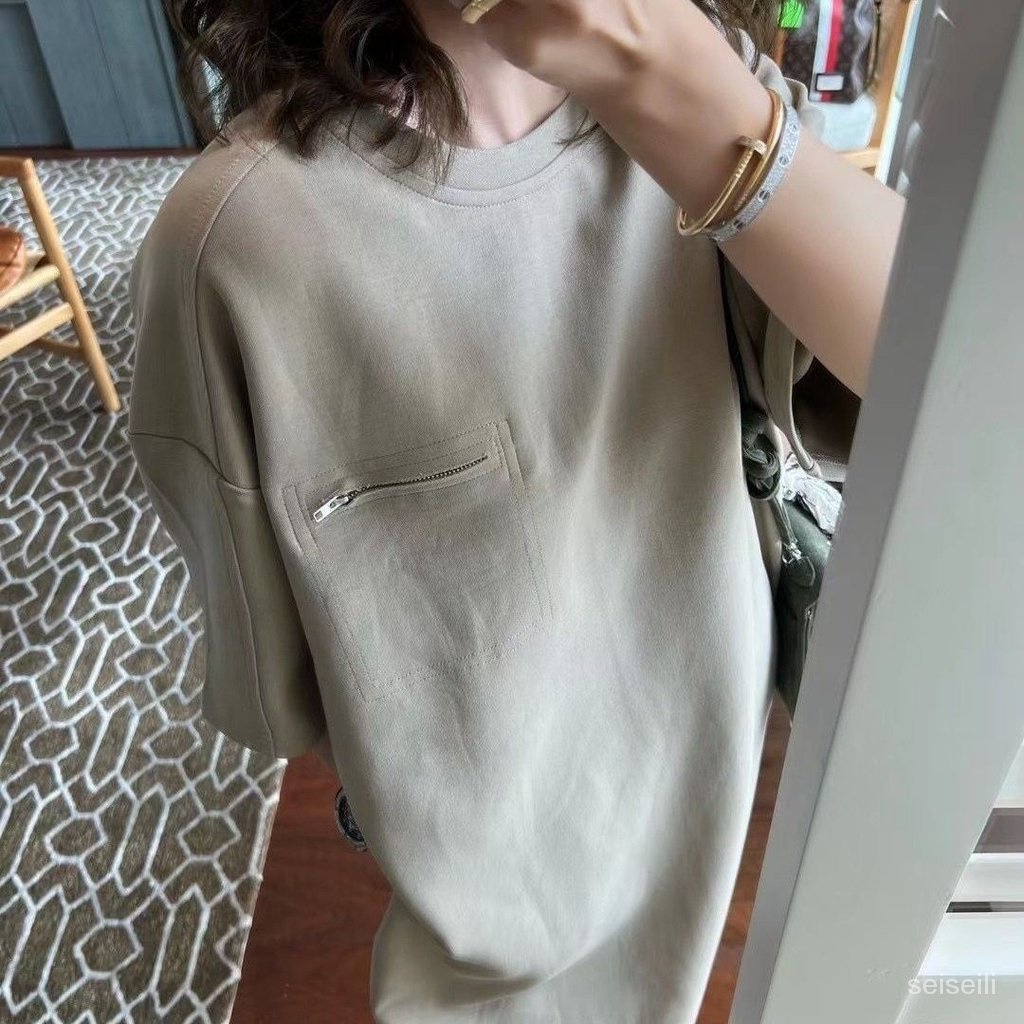 Fat mm New printed cartoon short-sleeved T-shirt dress fashionable slimming top women's TikTok hot dress