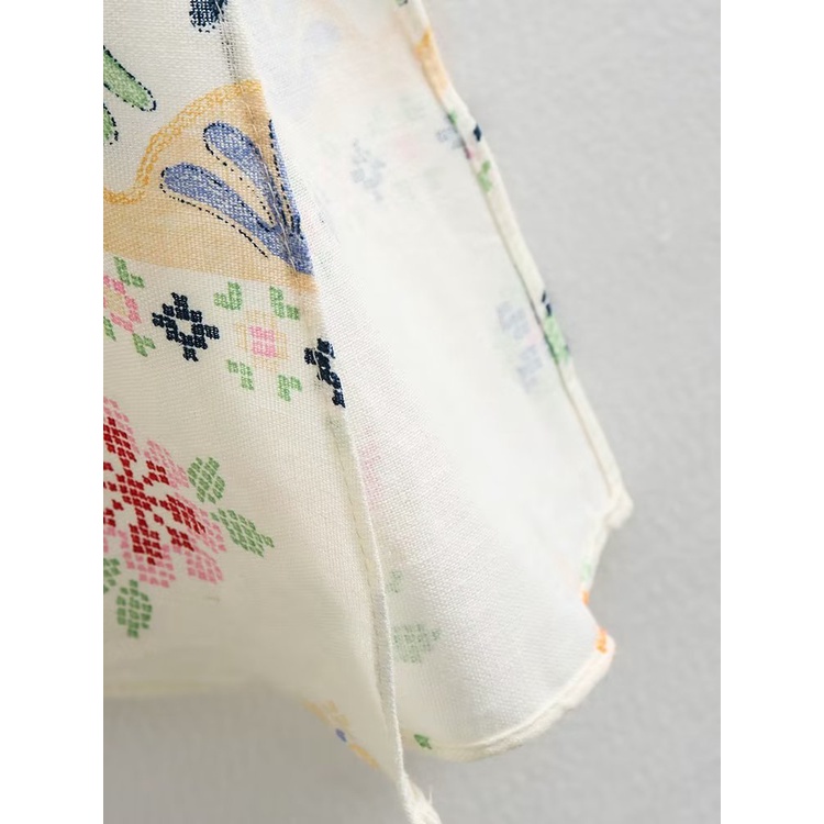 Váy In Pha Trộn qunz flax 6123