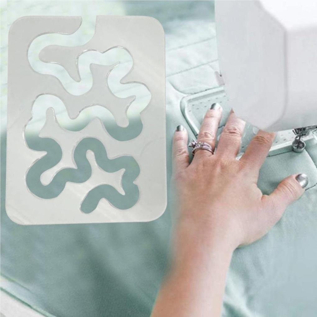 Thước Đo May Vá Thủ Công Bằng Acrylic Có Thể Tái Sử Dụng Cho Người Mới Bắt Đầu