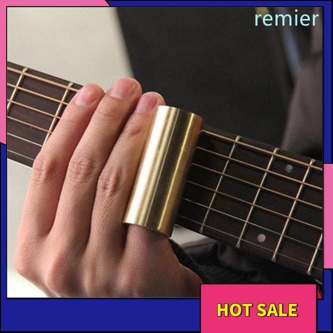 Re guitar slide dây thép không gỉ thanh trượt ống ngón tay cho các bộ phận đàn ukulele có dây